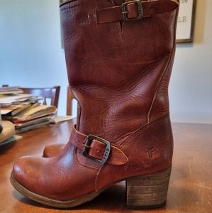 Frye mid calf boots